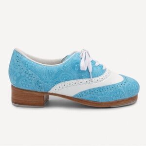 Capezio Roxy Limited Edition Tap Shoe NWT 🩵🤍🩵